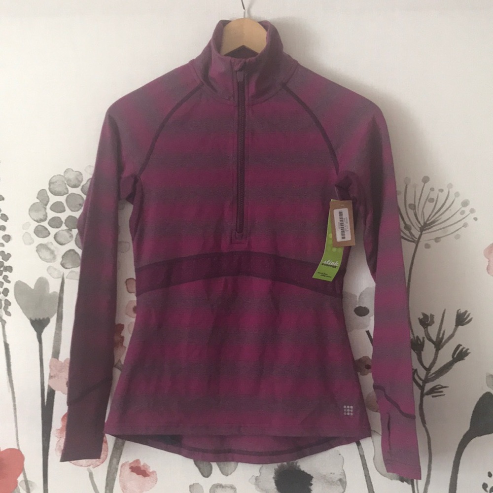 Title Nine long sleeve athletic top half zip NEW